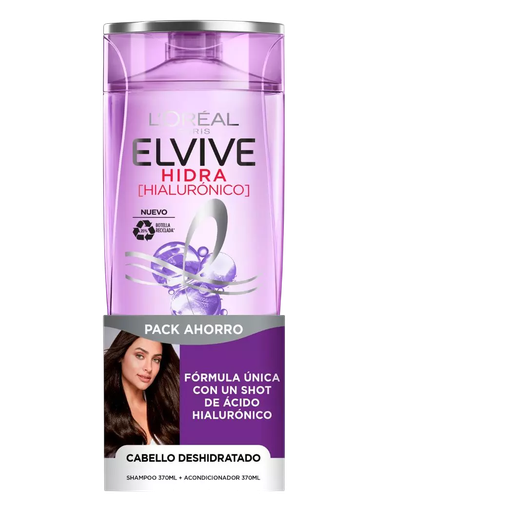 [24090002] PACK ELVIVE SH + ACO HIDRA HIALURONICO X 370 M