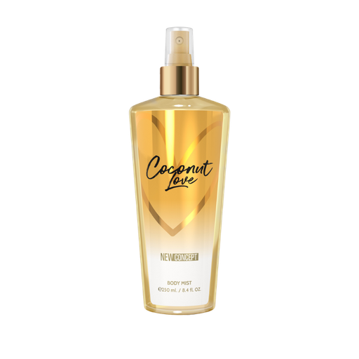 [240914001] BODY MIST NEW CONCEPT COCONUT LOVE MUJER 1068*  250 ML