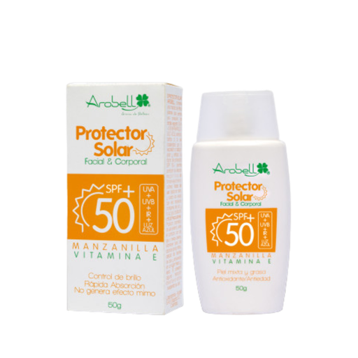 [24102541] PROTECTOR SOLAR AROBELL SPF 50+ X 50 G