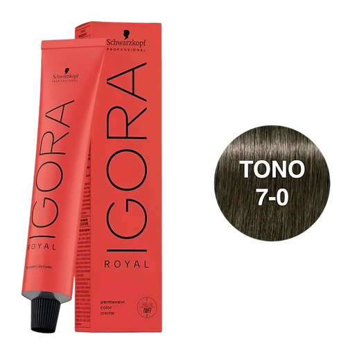 [24112115] TINTE IGORA ROYAL 7-0  X 60 ML