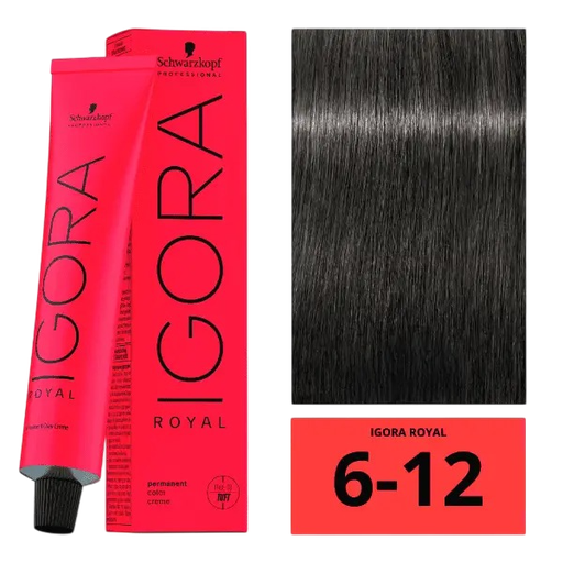 [24112132] TINTE IGORA ROYAL 6-12 X 60 ML
