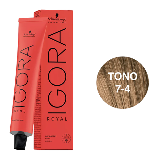 [24112145] TINTE IGORA ROYAL 7-4  X 60 ML