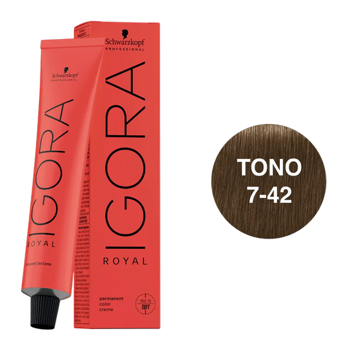 [24112149] TINTE IGORA ROYAL 7-42  X 60 ML