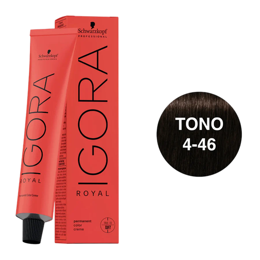 [24112152] TINTE IGORA ROYAL 4-46  X 60 ML