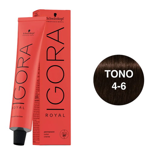 [24112162] TINTE IGORA ROYAL 4-6  X 60 ML