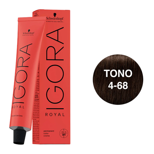 [24112173] TINTE IGORA ROYAL 4-68  X 60 ML