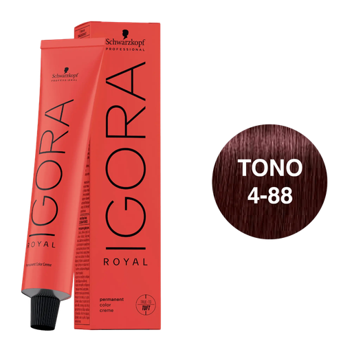 [24112183] TINTE IGORA ROYAL 4-88  X 60 ML
