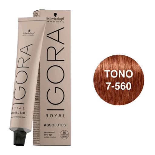 [24121003] TINTE IGORA ROYAL 7-560  X 60 ML