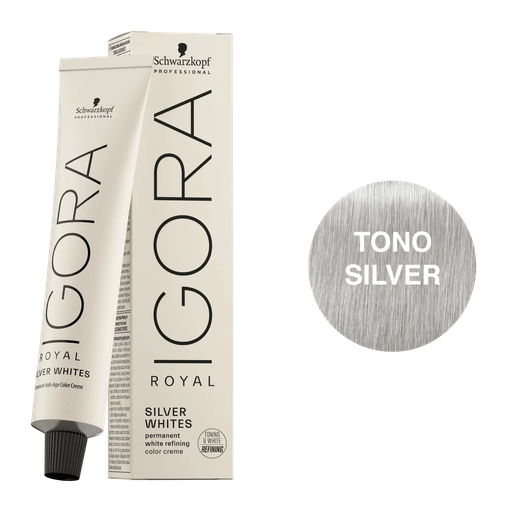 [24121033] TINTE IGORA ROYAL SILVER  X 60 ML