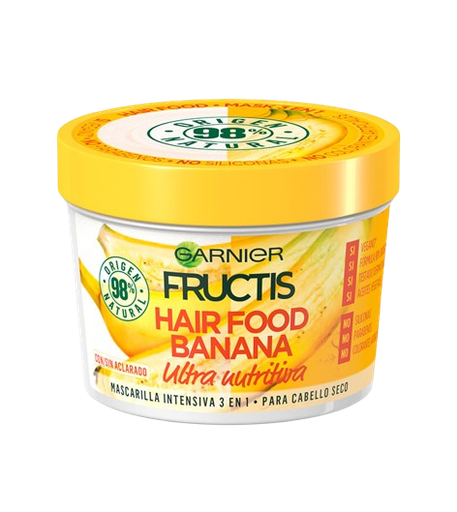[25012406] MASC GARNIER HAIR FOOD BANANA X 300 ML