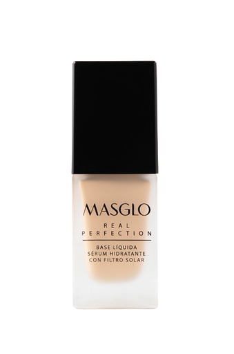 [25031047] BASE LIQ MASGLO REAL PERFECTION CLARO 2 X 20 G