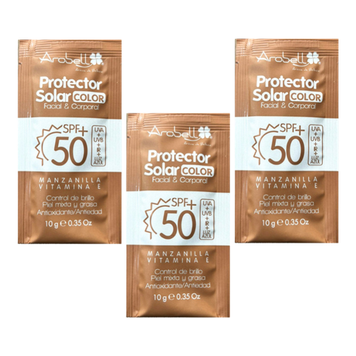 [25033100] PROTECTOR SOLAR AROBELL CON COLOR SPF 50+ X 10 G