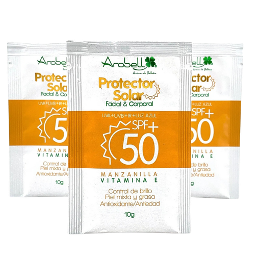 [25033101] PROTECTOR SOLAR AROBELL SPF 50+ X 10 GR